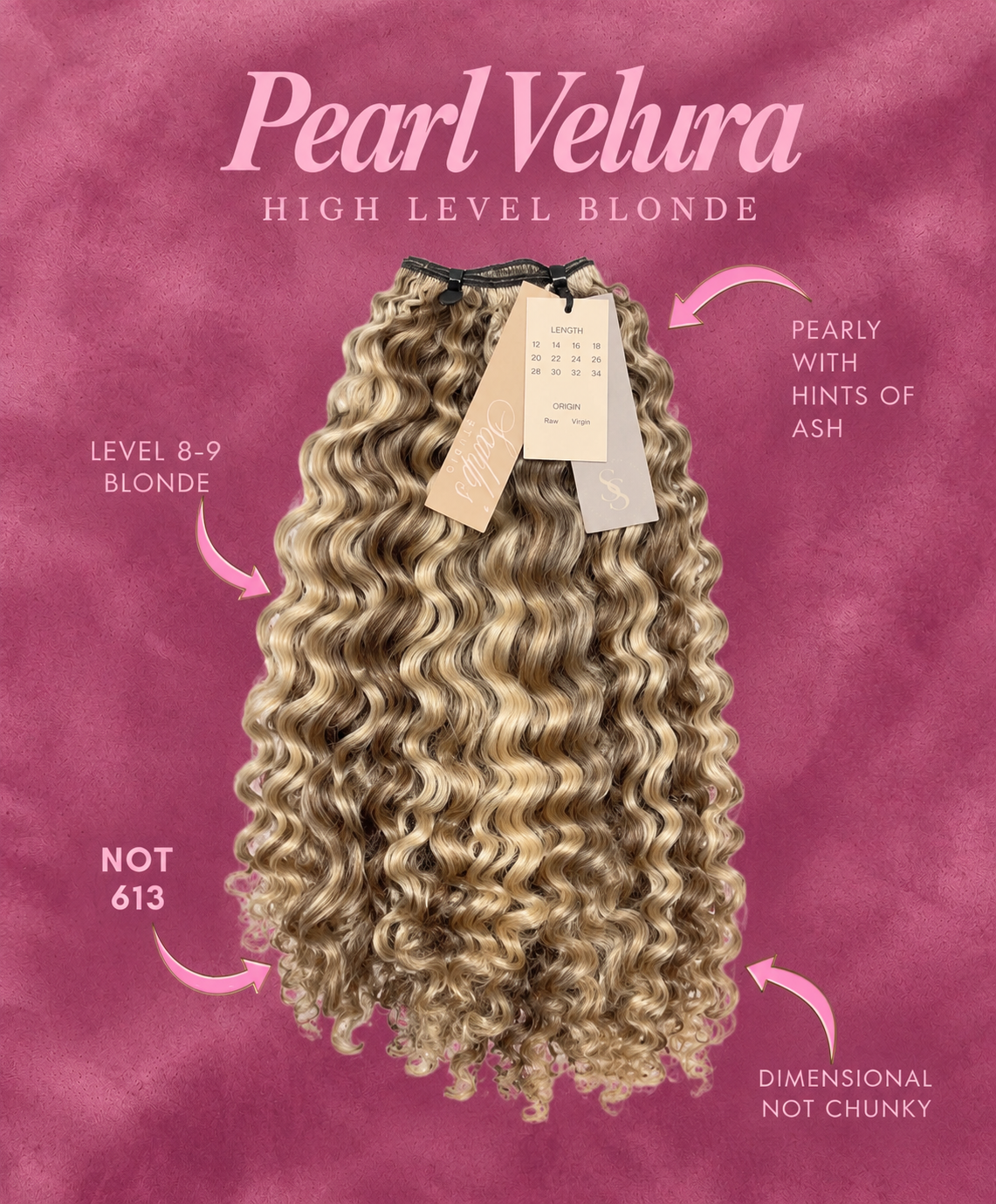 LATTO BLOND BURMESE CURLY VIRGIN