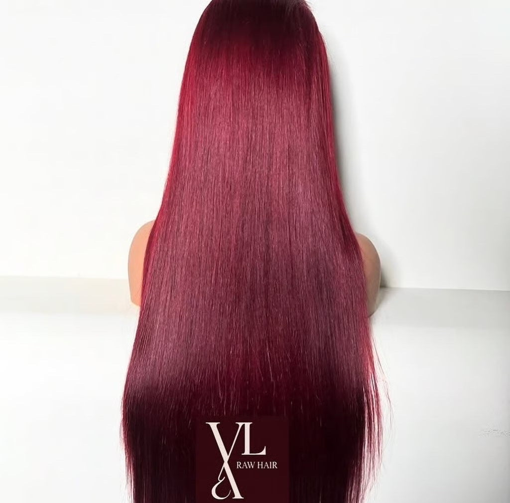 VLA RED CHERRY VIRGIN HAIR WIG PREMIUM