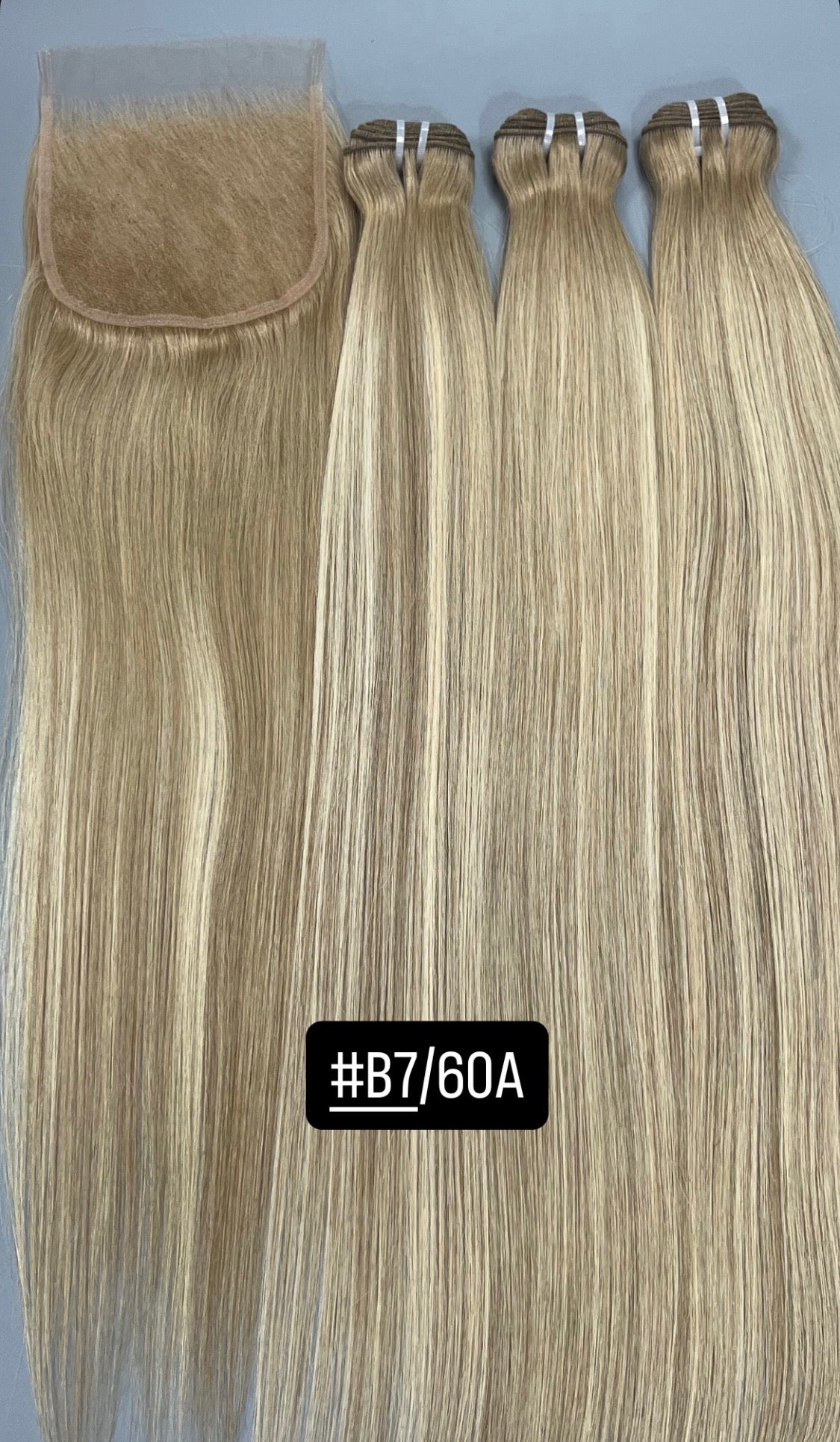PACK RAW HAIR HIGHLIGHT :  BUNDLES + CLOSURE 5x5 HD