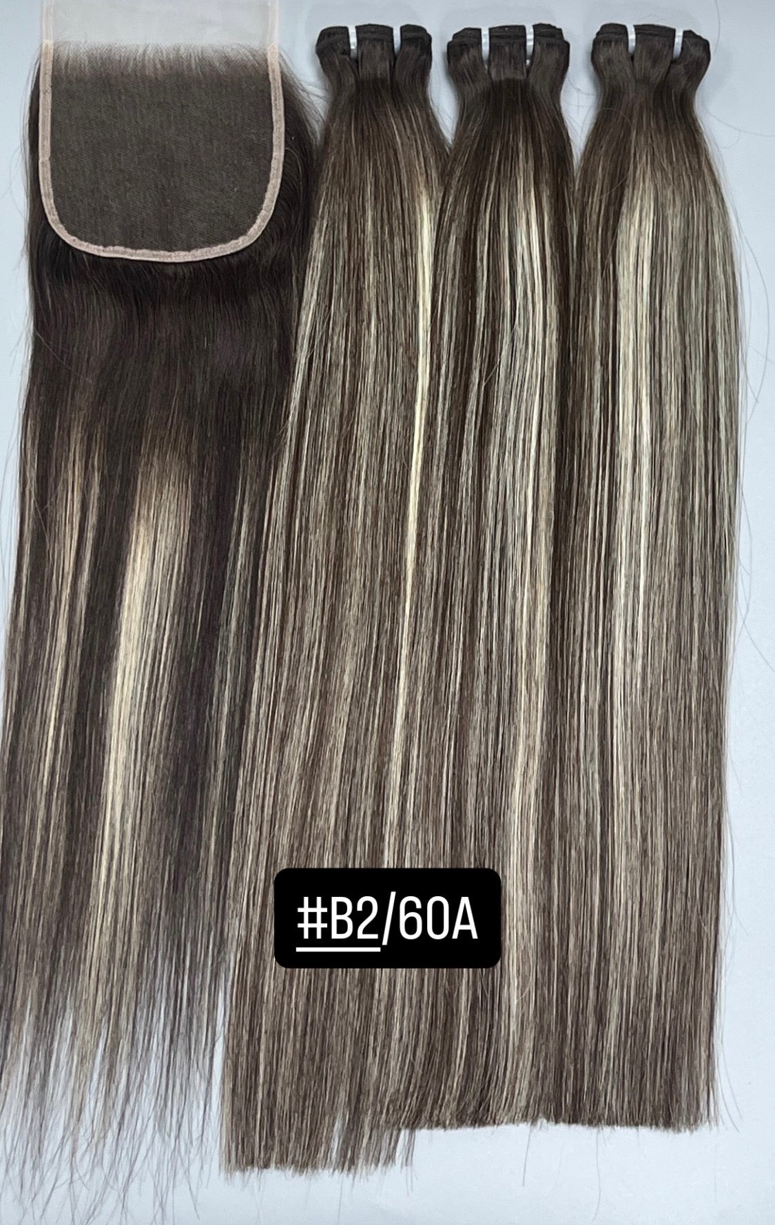 PACK RAW HAIR HIGHLIGHT :  BUNDLES + CLOSURE 5x5 HD