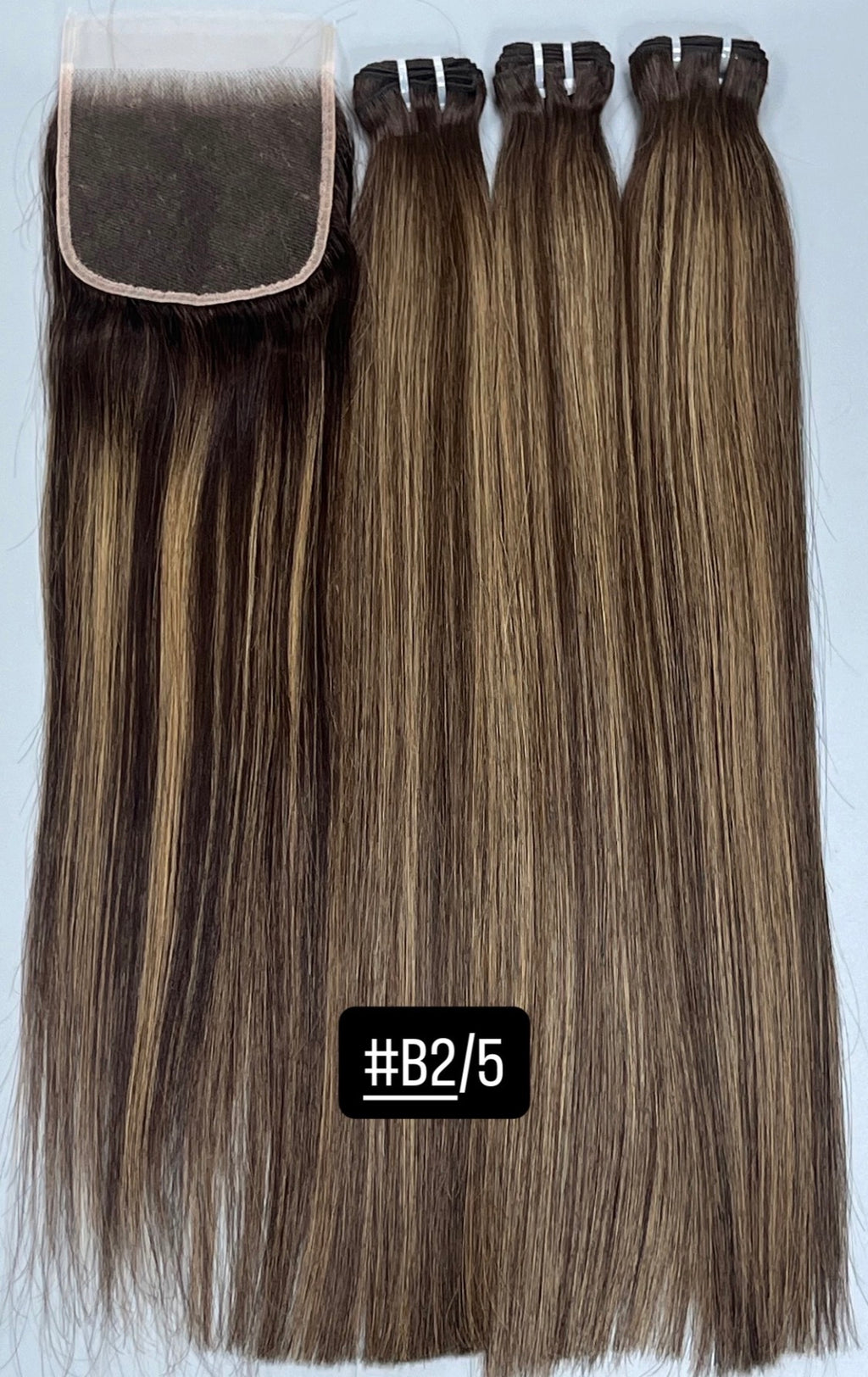 PACK RAW HAIR HIGHLIGHT :  BUNDLES + CLOSURE 5x5 HD
