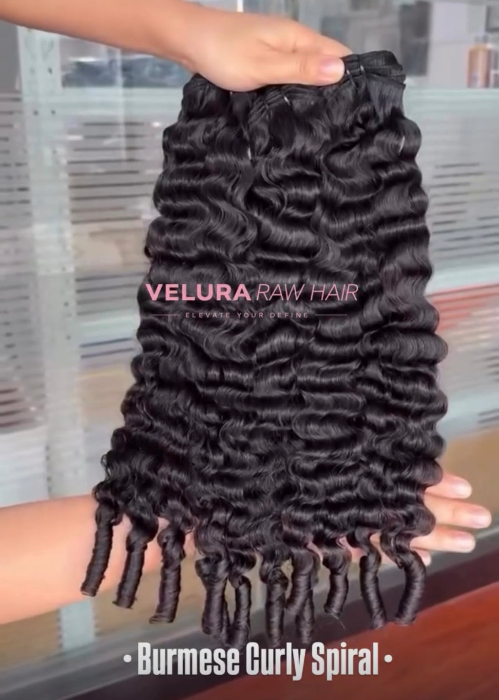 BURMESE CURLY VIRGIN / SPIRAL RAW